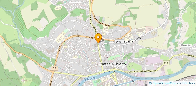 localisation de l'entreprise SELAS PHARMACIE DU GOLF  CHATEAU-THIERRY