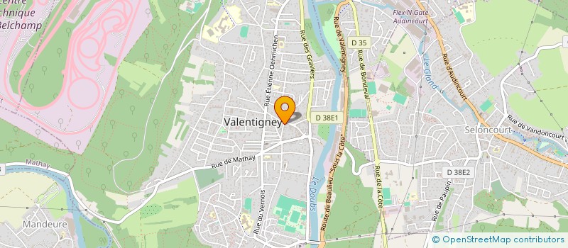 localisation de l'entreprise SELAS PHARMACIE DU MARCHE à VALENTIGNEY