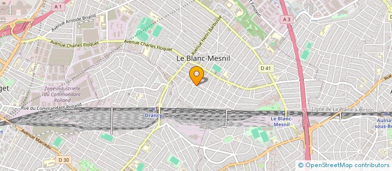 localisation de l'entreprise SELAS PHARMACIE DU MARCHE à LE BLANC-MESNIL