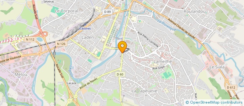 localisation de l'entreprise SELAS PHARMACIE DU PONT DE LAMEILHE  CASTRES