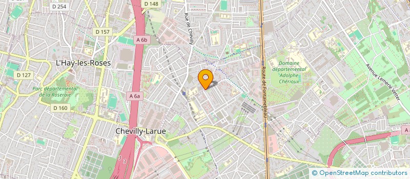 localisation de l'entreprise SELAS PHARMACIE DU RUGBY  L'HAY-LES-ROSES