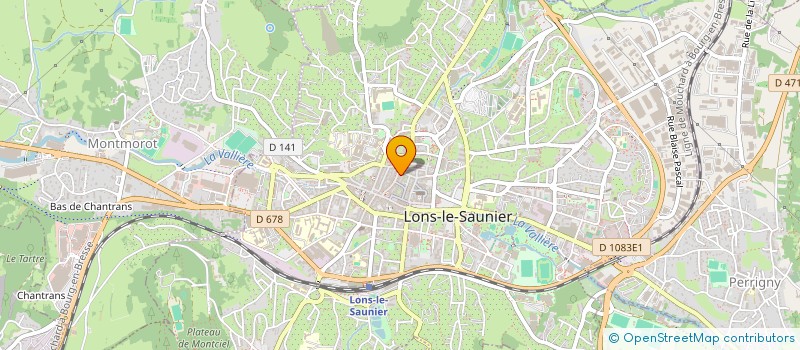 localisation de l'entreprise SELAS PHARMACIE DU VIEUX LONS à LONS-LE-SAUNIER