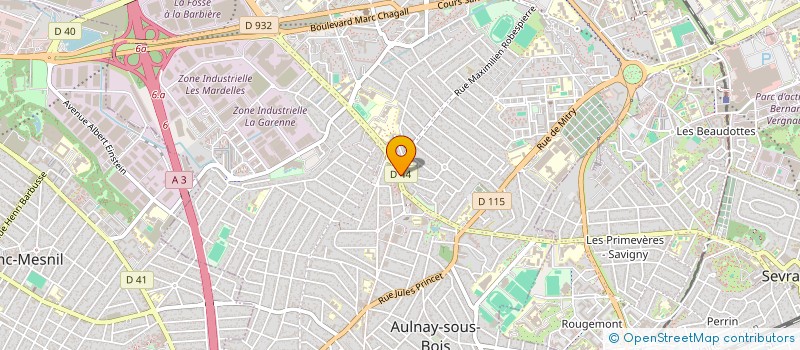 localisation de l'entreprise SELAS PHARMACIE DU VIEUX PAYS à AULNAY-SOUS-BOIS