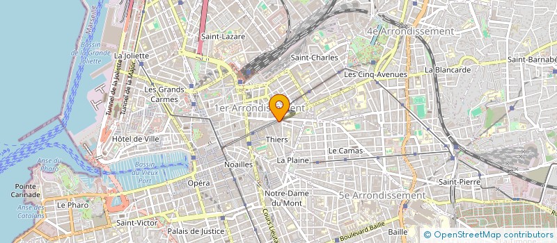 localisation de l'entreprise SELAS PHARMACIE HOMEOPATHIQUE DE LA CANEBIERE à MARSEILLE