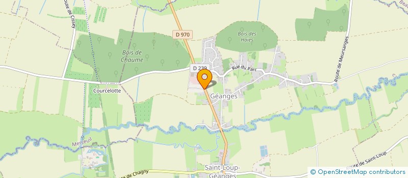 localisation de l'entreprise SELAS PHARMACIE JASSEY-ORJUBIN  SAINT-LOUP-GEANGES