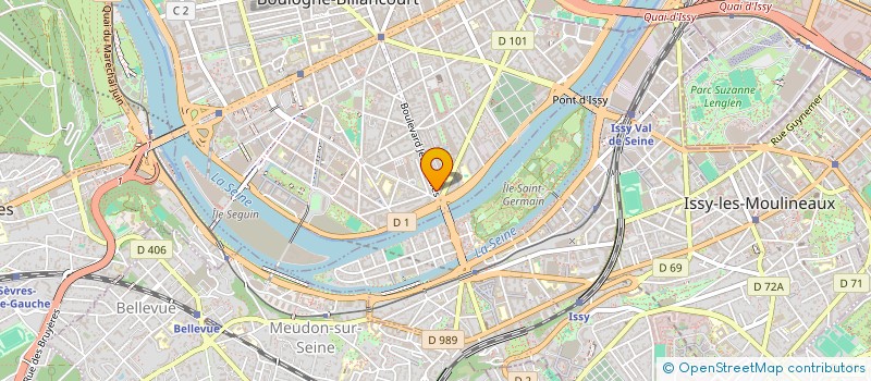 localisation de l'entreprise SELAS PHARMACIE KERMEN BILLANCOURT à BOULOGNE-BILLANCOURT