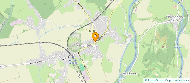 localisation de l'entreprise SELAS PHARMACIE LANQUETIN  ARC-ET-SENANS