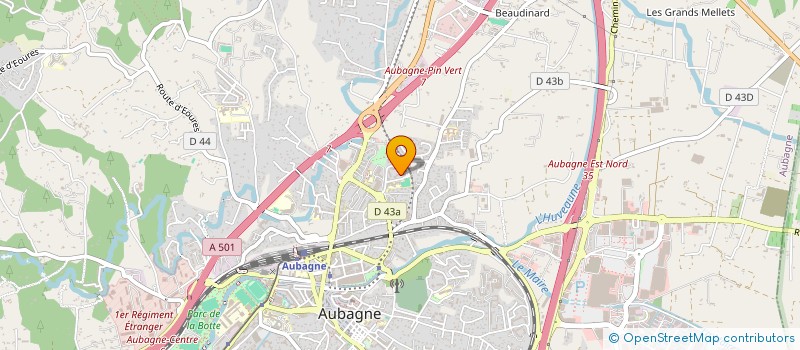 localisation de l'entreprise SELAS PHARMACIE MARCEL PAUL  AUBAGNE