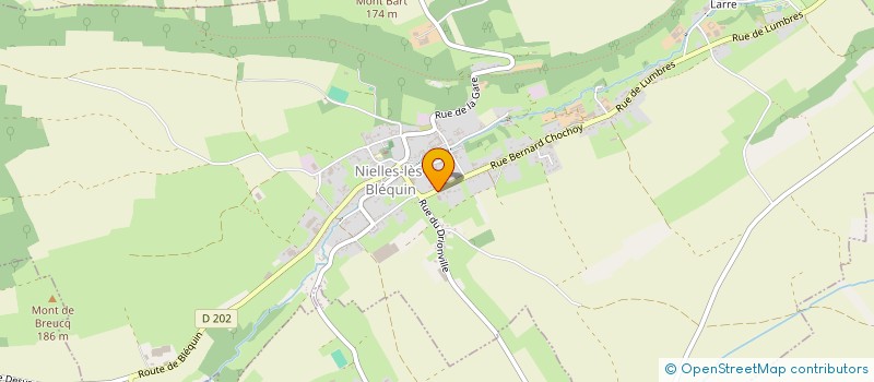 localisation de l'entreprise SELAS PHARMACIE MERLIN  NIELLES-LES-BLEQUIN