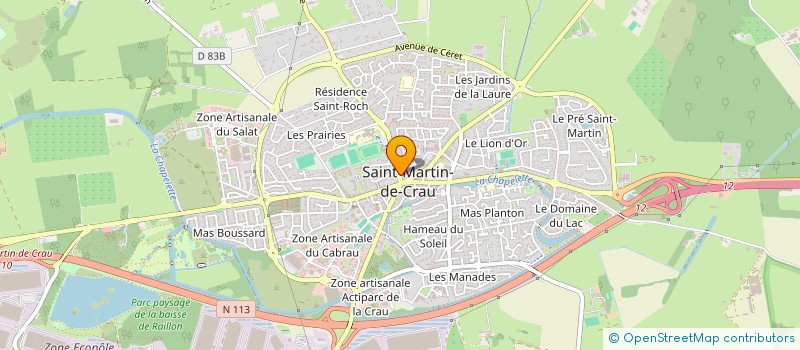 localisation de l'entreprise SELAS PHARMACIE PONS à SAINT-MARTIN-DE-CRAU