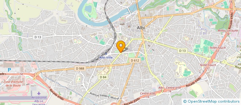 localisation de l'entreprise SELAS PHARMACIE REVEILLON à ALBI