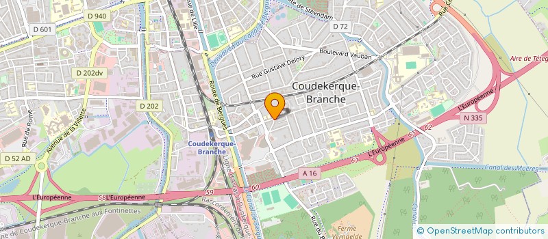 localisation de l'entreprise SELAS PHARMACIE SIRAOUI  COUDEKERQUE-BRANCHE