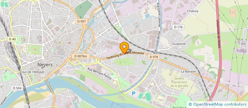 localisation de l'entreprise SELAS PHARMALYS à NEVERS