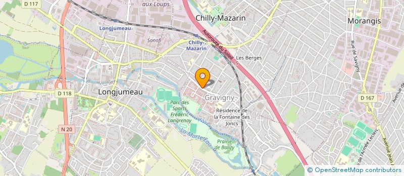localisation de l'entreprise SELAS PITSABO à CHILLY-MAZARIN