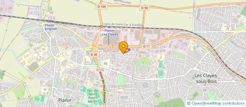 localisation de l'entreprise SELAS POINTGYN à PLAISIR