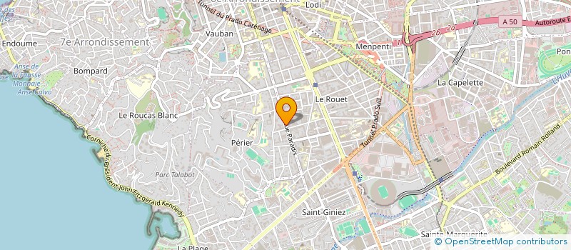 localisation de l'entreprise SELAS PR MATONTI FREDERIC à MARSEILLE 8EME