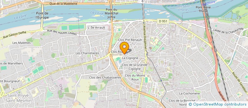 localisation de l'entreprise SELAS ROMI  ORLEANS