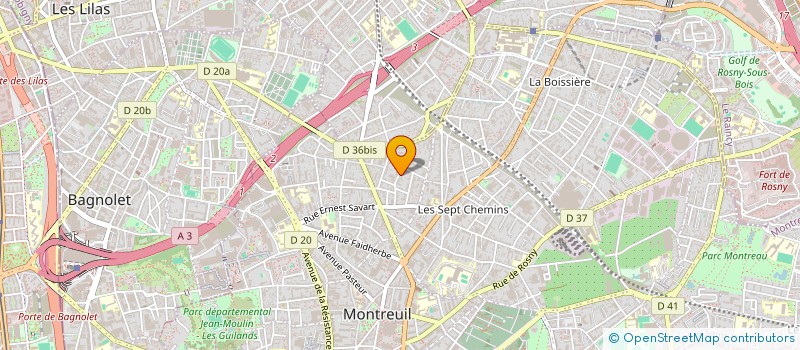 localisation de l'entreprise SELAS SNP CAP HORN à MONTREUIL