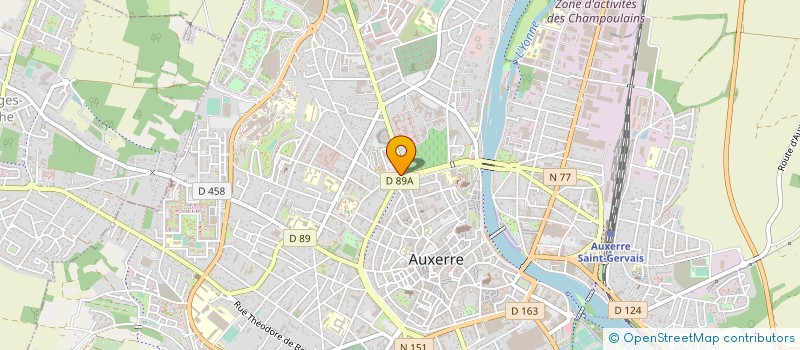 localisation de l'entreprise SELAS TEBOUL ERIC  AUXERRE