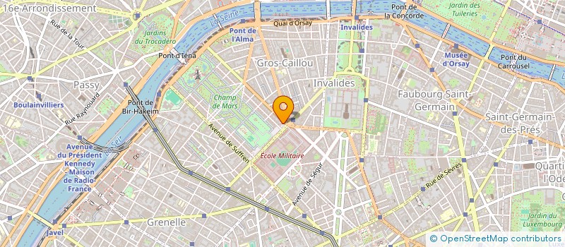 localisation de l'entreprise SELAS THIERRY - DE RAVEL D'ESCLAPON  PARIS