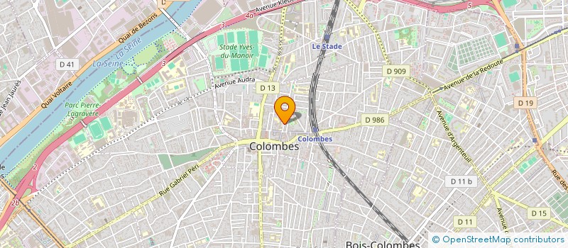 localisation de l'entreprise SELAS TORDJMANN à COLOMBES