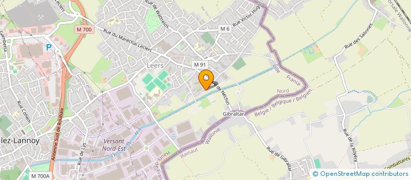 localisation de l'entreprise SELAS VANTOMME AUDREY  LEERS