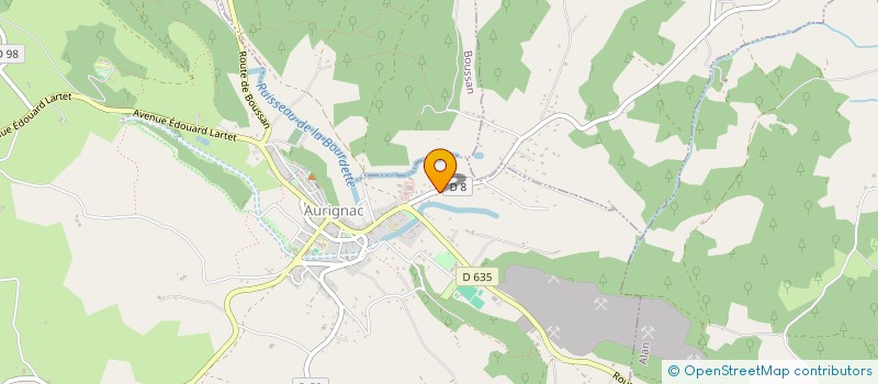 localisation de l'entreprise SELAS VETERINAIRE ARMAS à AURIGNAC