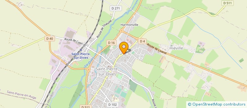 localisation de l'entreprise SELAS VETERINAIRES DE LA PORTE D'AUGE à SAINT-PIERRE-EN-AUGE