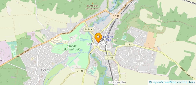 localisation de l'entreprise SELAS WANTZ NOTAIRE à LA FERTE-ALAIS
