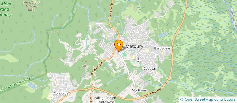 localisation de l'entreprise SELASU DAVIGNY à MATOURY
