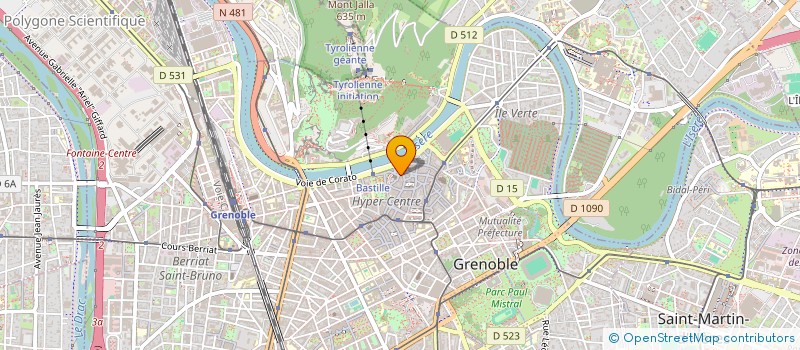 localisation de l'entreprise SELASU DOCTEUR CAROLINE HENRY-OSTIAN à LA TRONCHE