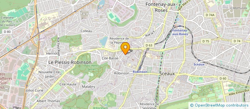localisation de l'entreprise SELASU JFH TISSIER à LE PLESSIS-ROBINSON