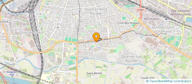 localisation de l'entreprise SELASU KINEA 84  AVIGNON