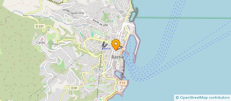 localisation de l'entreprise SELASU LACROIX à BASTIA