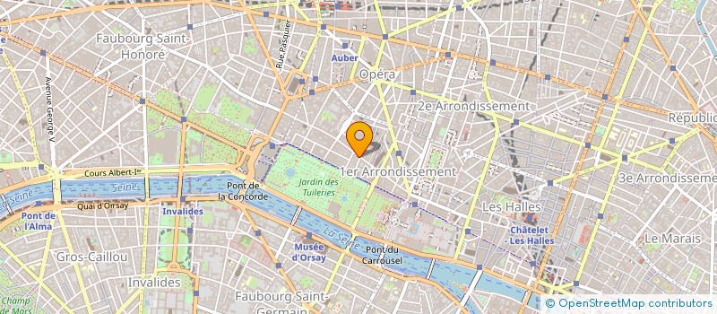 localisation de l'entreprise SELAUDOUX SAINT HONORE à PARIS