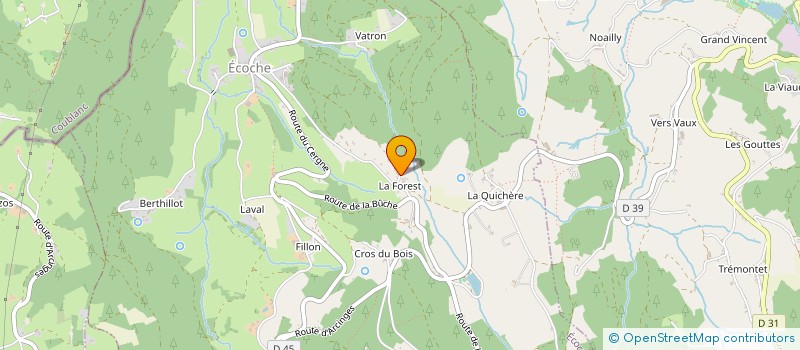 localisation de l'entreprise SELAURE  ECOCHE