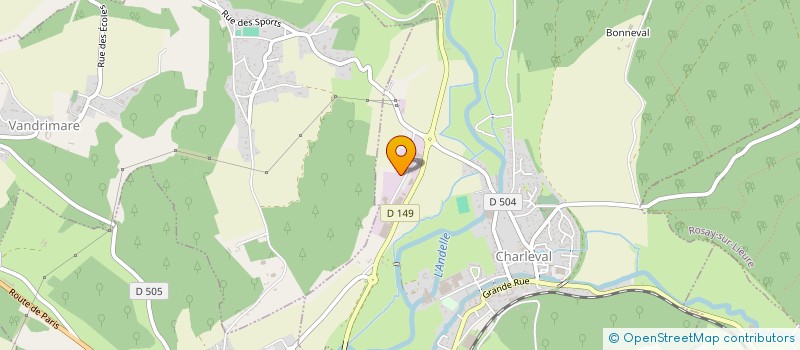 localisation de l'entreprise SELAVI  CHARLEVAL