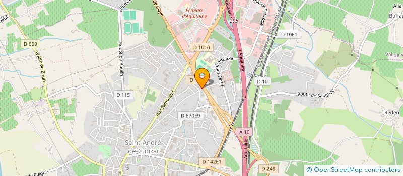 localisation de l'entreprise SELAW CONSULTING  SAINT-ANDRE-DE-CUBZAC