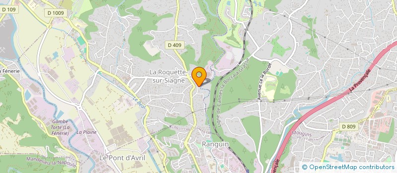 localisation de l'entreprise SELBY INNOVATIONS à LA ROQUETTE-SUR-SIAGNE
