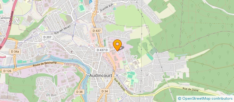 localisation de l'entreprise SELCUK à AUDINCOURT
