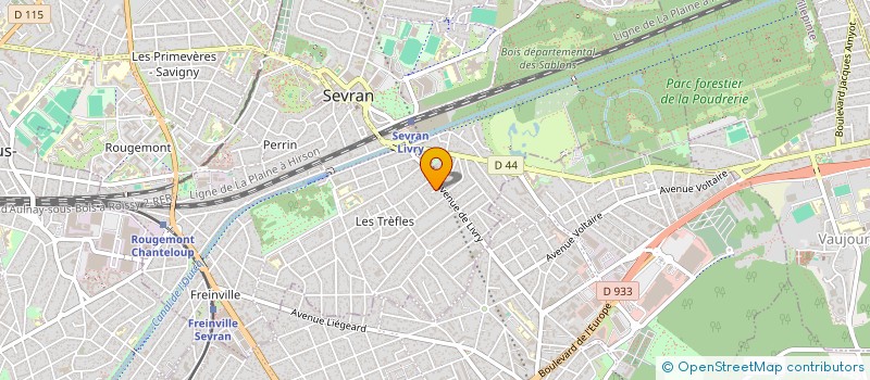 localisation de l'entreprise SELDA à SEVRAN