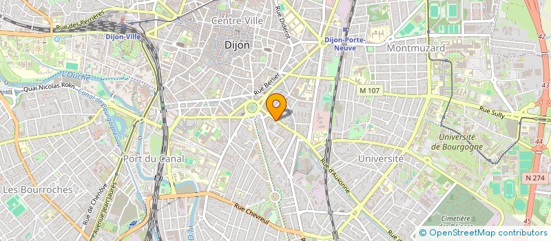 localisation de l'entreprise SELDA B.L. à DIJON