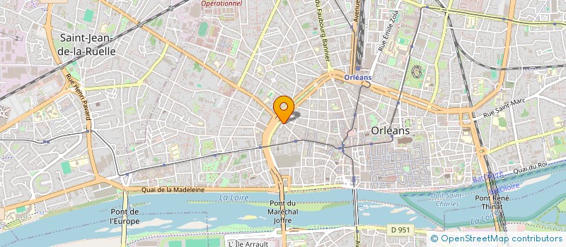 localisation de l'entreprise SELDA SARL à ORLEANS