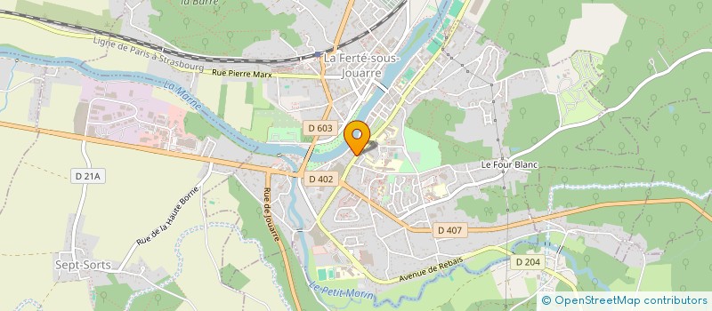 localisation de l'entreprise SELDAN à LA FERTE-SOUS-JOUARRE