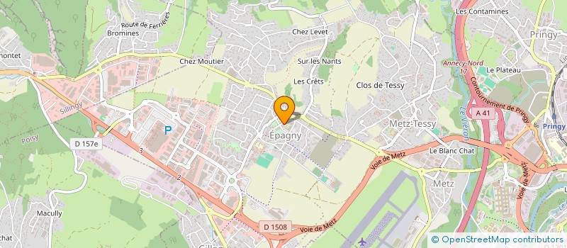 localisation de l'entreprise SELDJAN  EPAGNY METZ-TESSY