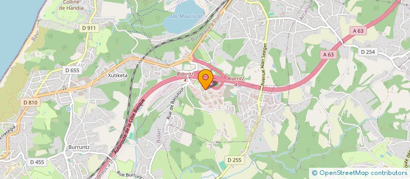 localisation de l'entreprise SELDON.FIN SAS à BIDART