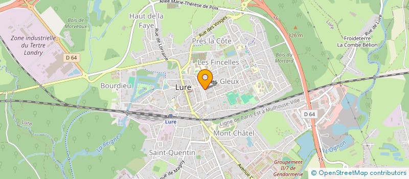 localisation de l'entreprise SELE à LURE