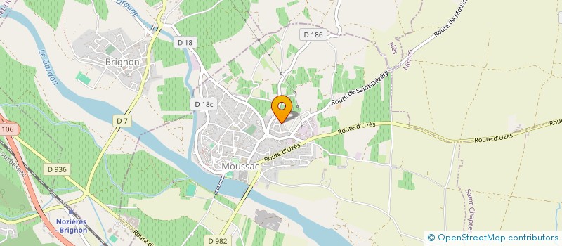 localisation de l'entreprise SELEC  MOUSSAC