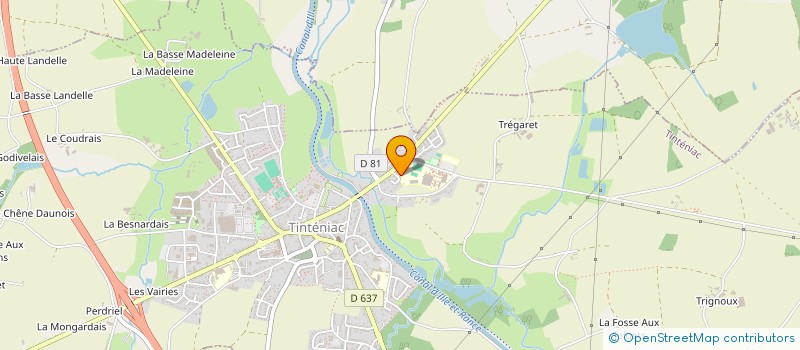 localisation de l'entreprise SELEC INVEST  TINTENIAC