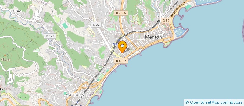 localisation de l'entreprise SELECA à MENTON